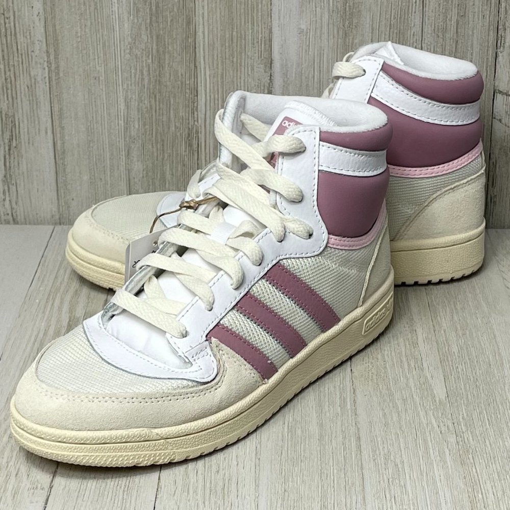 adidas Womens Top Ten RB "White Magic Mauve" - Size 8 ***Brand New with Box***
